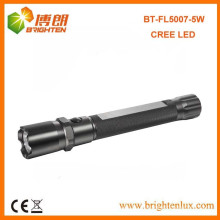 Fuente de la fábrica CE aprobado resistente Matal 3 C batería Powered XPG 5W CREE LED linterna más brillante